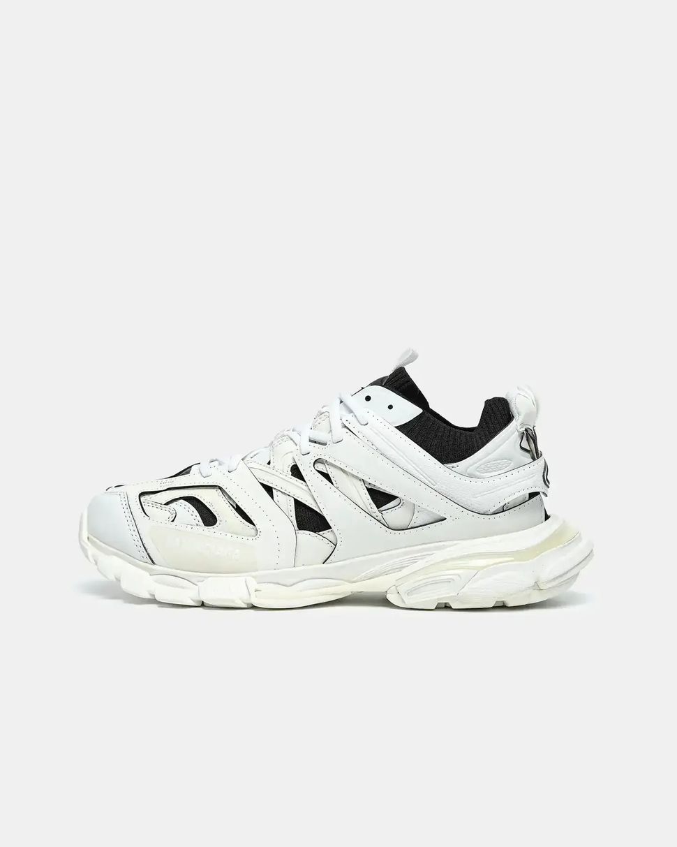 Balenciaga Track Sock White Black, 42