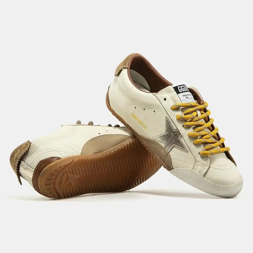 Golden Goose Superstar White Gold Brown, 36