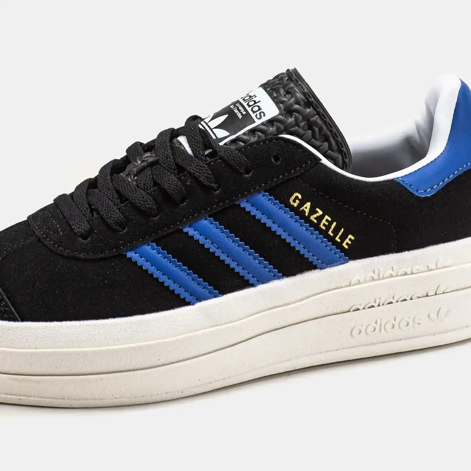 Adidas Gazelle Bold Black Blue White