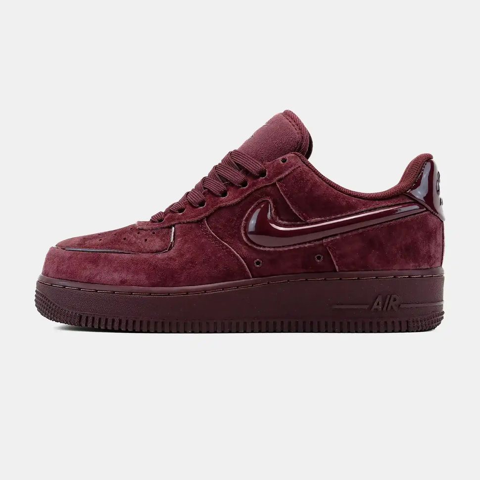 Nike Air Force 1 &rsquo;07 Burgundy Crush Suede, 36