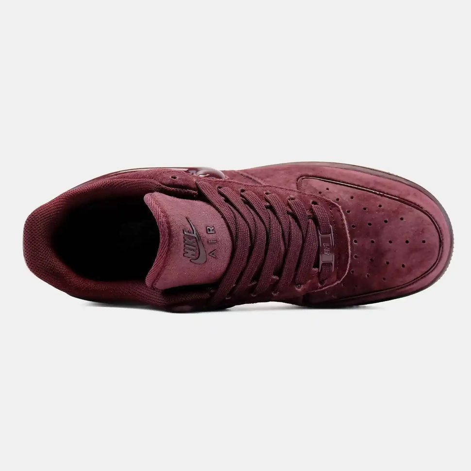 Nike Air Force 1 &rsquo;07 Burgundy Crush Suede, 36