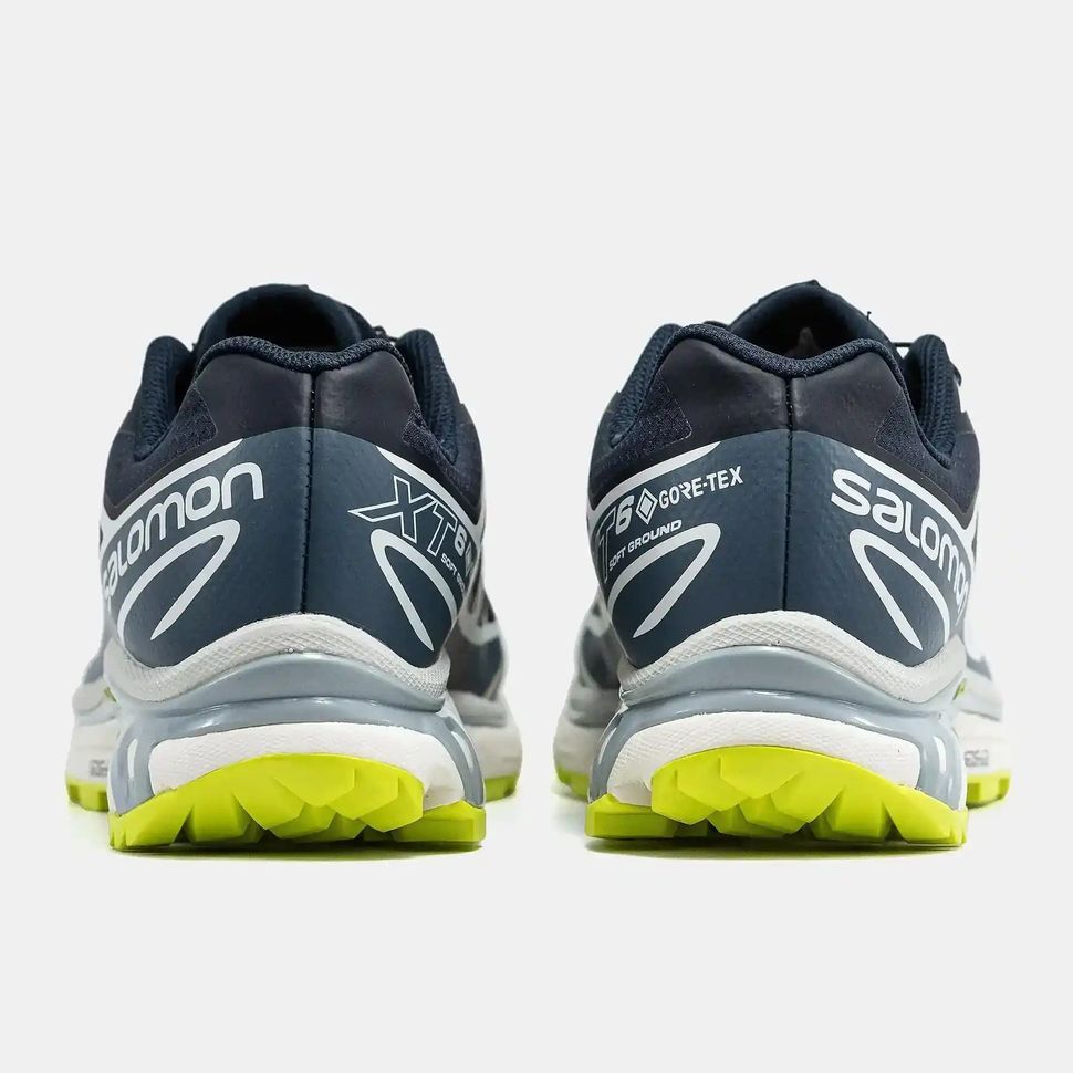 Salomon XT-6 Soft Ground Gore-Tex Navy White Yellow