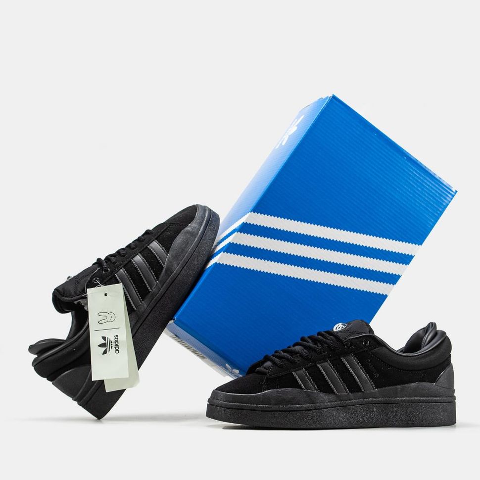 Кроссовки Adidas Campus x Bad Banny Black 3265 фото