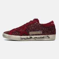 Golden Goose Super-Star Burgundy Glitter, 36