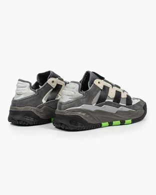 Adidas Niteball Grey Black Lime, розмір 37