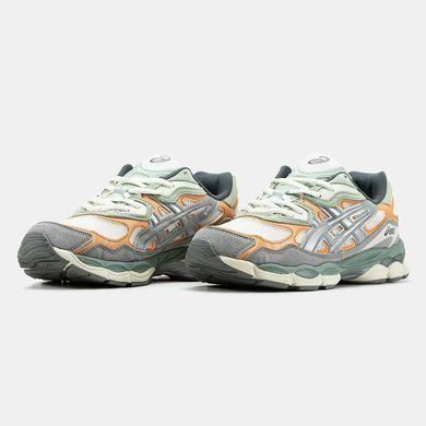 Asics Gel-NYC Grey Orange Green