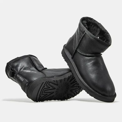 UGG Classic Mini Leather Jet Black, розмір 36