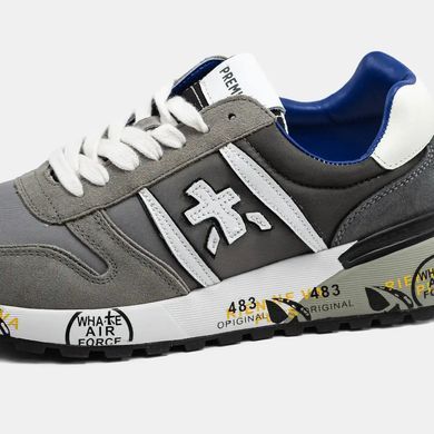 Premiata Lander Grey White Blue