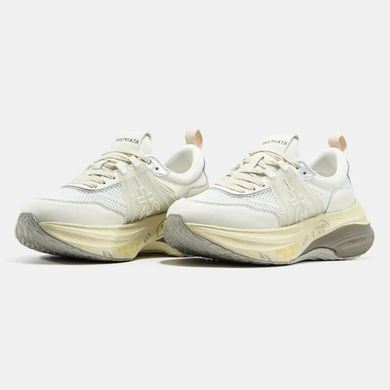 Premiata HILL White Silver Cream, 37