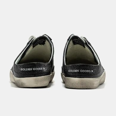Golden Goose Superstar Mule Black White