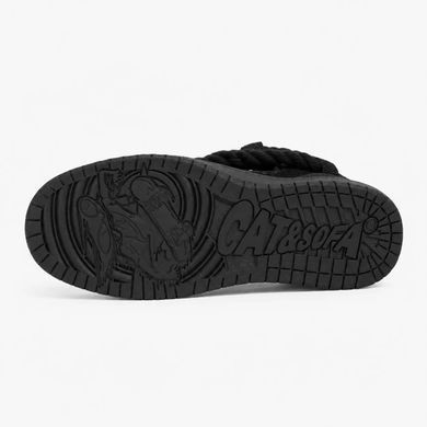 Cat&Sofa Black Rope Laces, 37