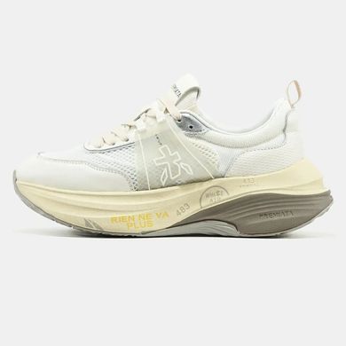 Premiata HILL White Silver Cream, 37