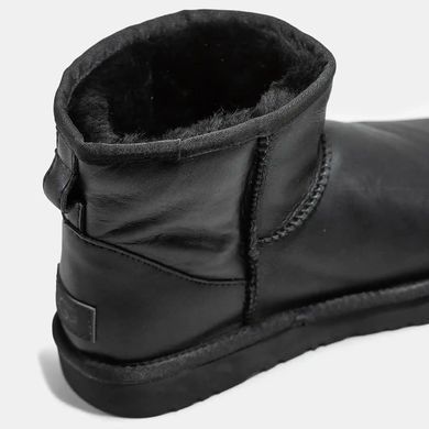 UGG Classic Mini Leather Jet Black, розмір 36