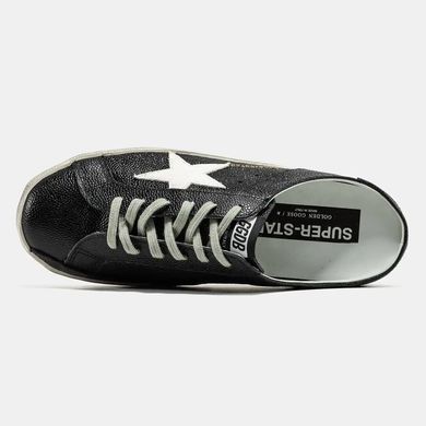 Golden Goose Superstar Mule Black White