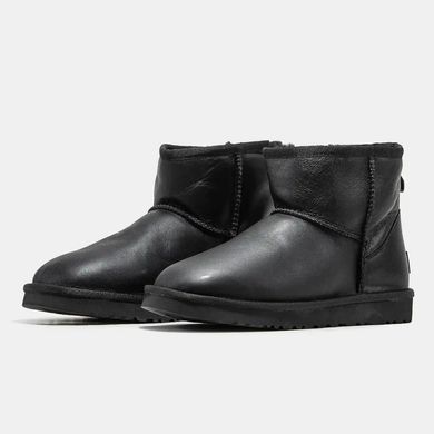 UGG Classic Mini Leather Jet Black, розмір 36