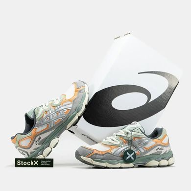 Asics Gel-NYC Grey Orange Green