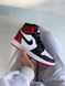 Баскетбольні кросівки Nike Air Jordan 1 Retro High Red Black Toe 8487 фото 10