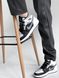 Баскетбольные кроссовки Nike Air Jordan 1 Retro Mid Black White Grey Shadow 2086 фото 7