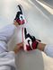 Баскетбольні кросівки Nike Air Jordan 1 Retro High Red Black Toe 8487 фото 6