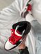 Баскетбольні кросівки Nike Air Jordan 1 Retro Mid Black White Red 2059 фото 9