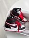 Баскетбольні кросівки Nike Air Jordan 1 Retro Mid Black White Red 2059 фото 8