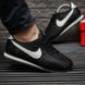 Кросівки Nike Cortez Black White Logo v2 8857 фото 7