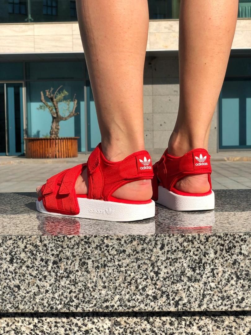 Сандалі Adidas Adilette Red White 3298 фото