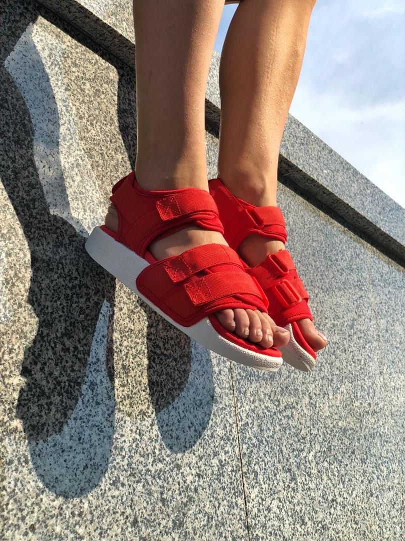 Сандалі Adidas Adilette Red White 3298 фото