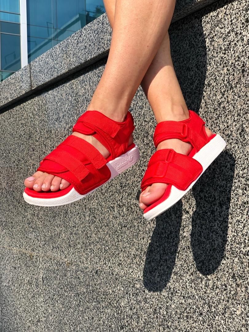 Сандалі Adidas Adilette Red White 3298 фото