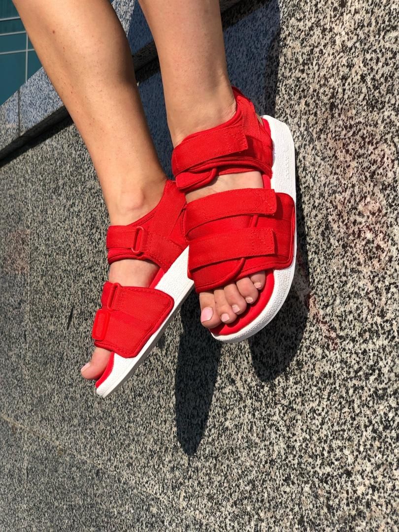 Сандалі Adidas Adilette Red White 3298 фото