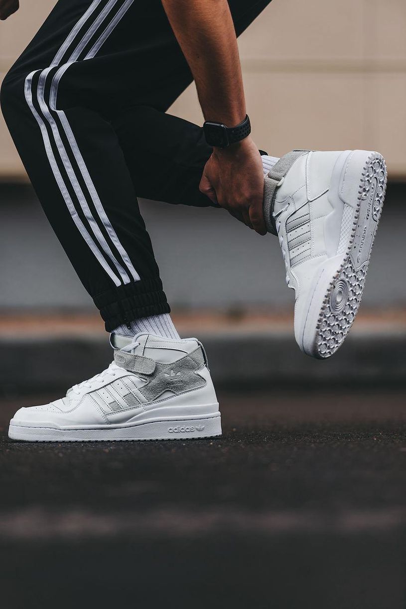 Кросівки Adidas Forum High Silver 8478 фото