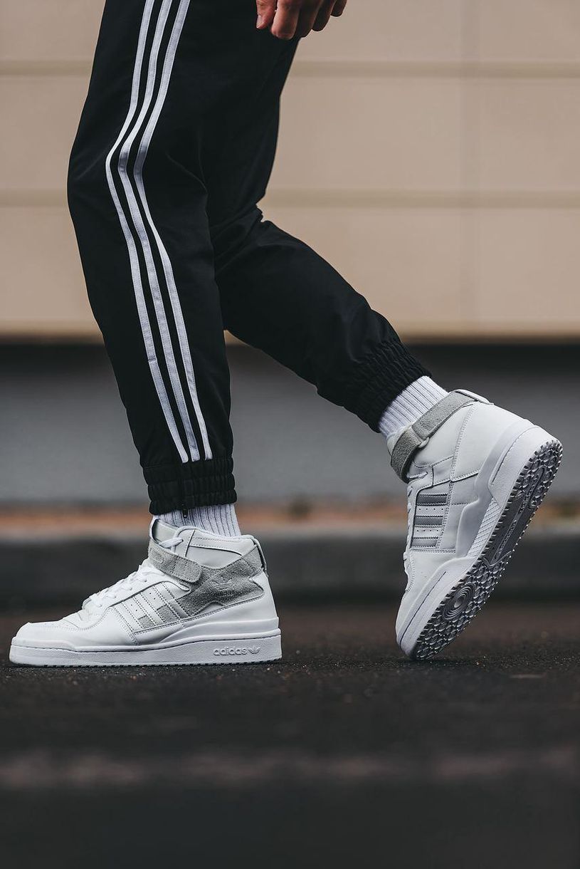 Кросівки Adidas Forum High Silver 8478 фото