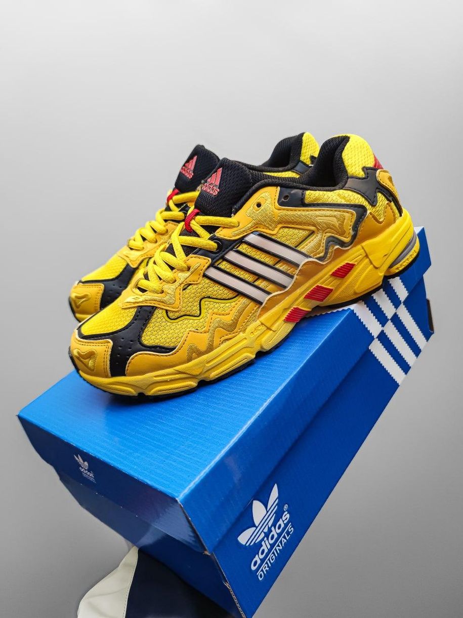 Кроссовки Adidas x Bad Bunny Response Yellow Black 11071 фото