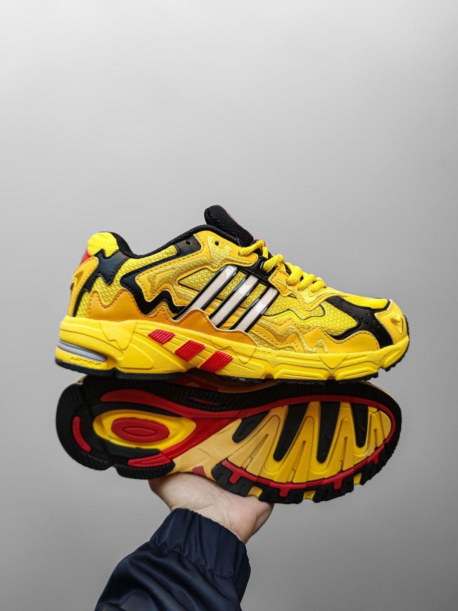 Кроссовки Adidas x Bad Bunny Response Yellow Black 11071 фото