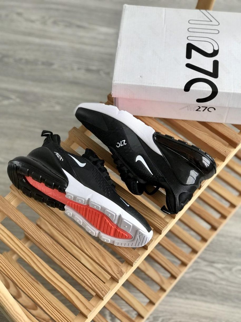 Кросівки Nike Air Max 270 Black White v2 827 фото