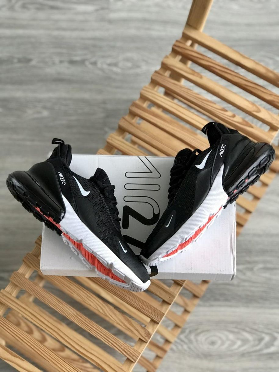 Кросівки Nike Air Max 270 Black White v2 827 фото