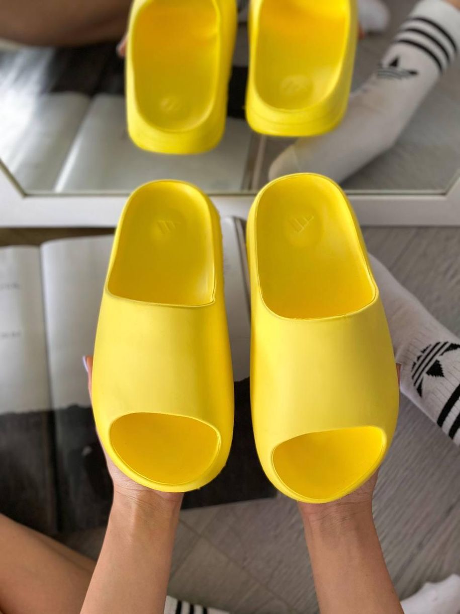 Шльопанці Adidas Yeezy Slide Yellow 7937 фото