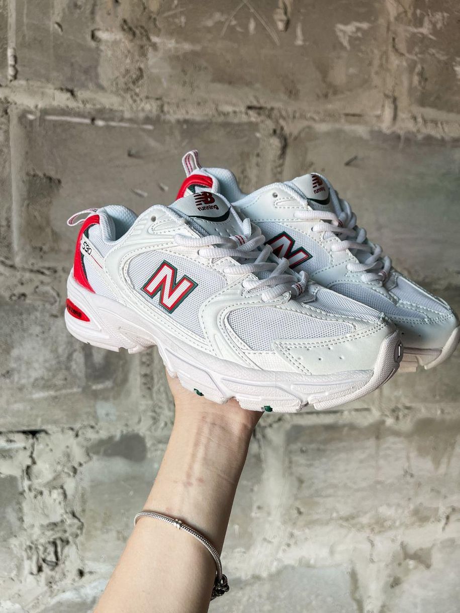 Кроссовки New Balance 530 White Red 3557 фото