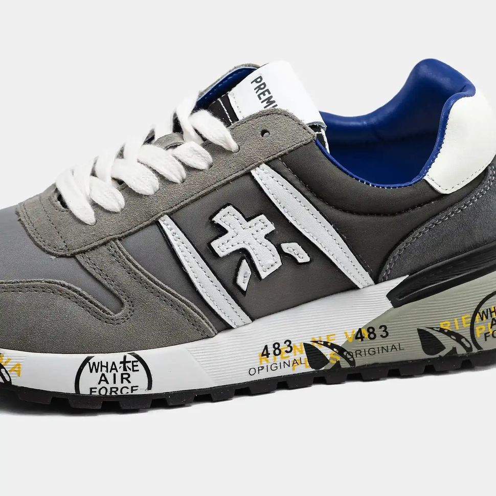 Premiata Lander Grey White Blue