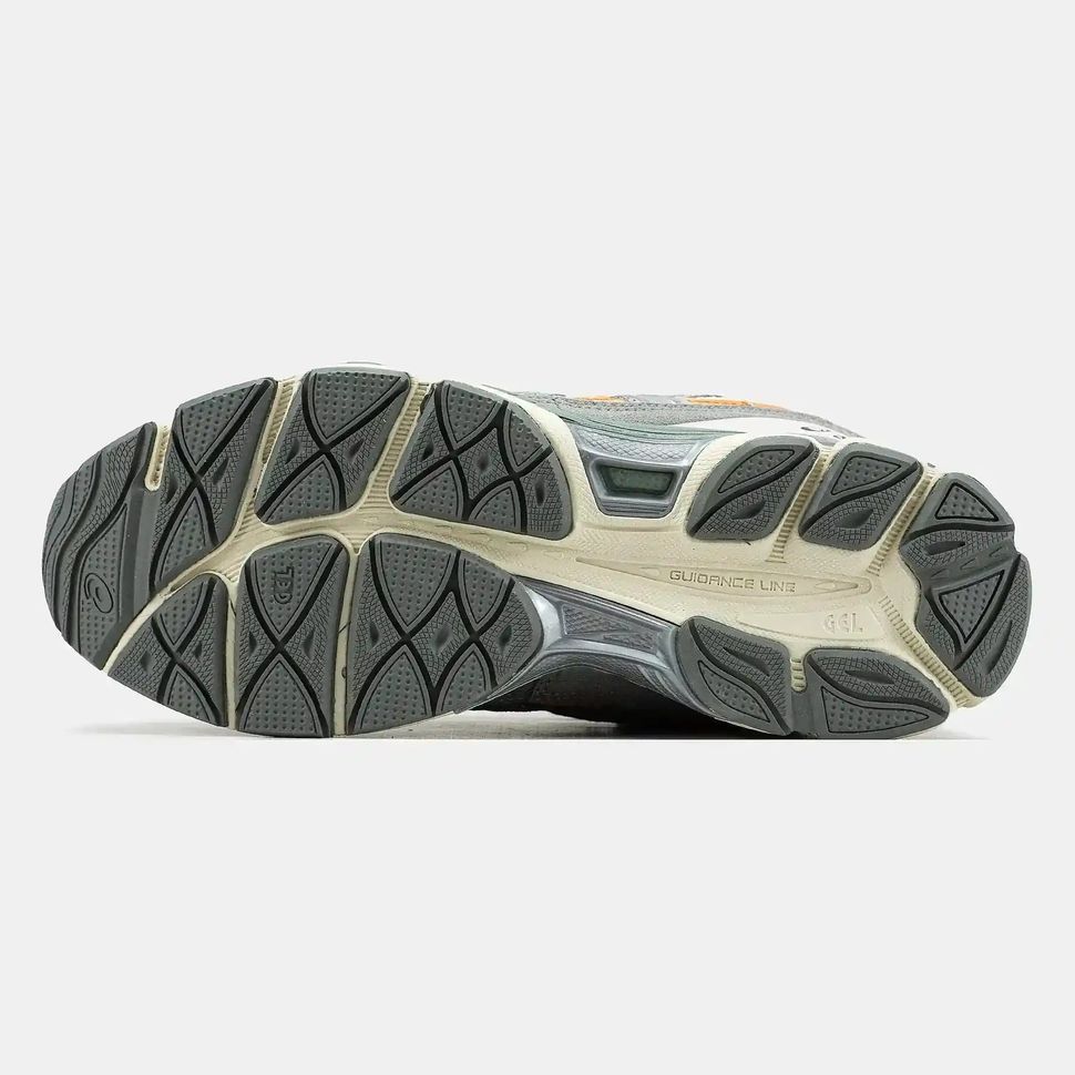 Asics Gel-NYC Grey Orange Green