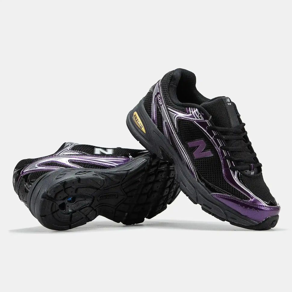 New Balance 509 Black Purple Gloss