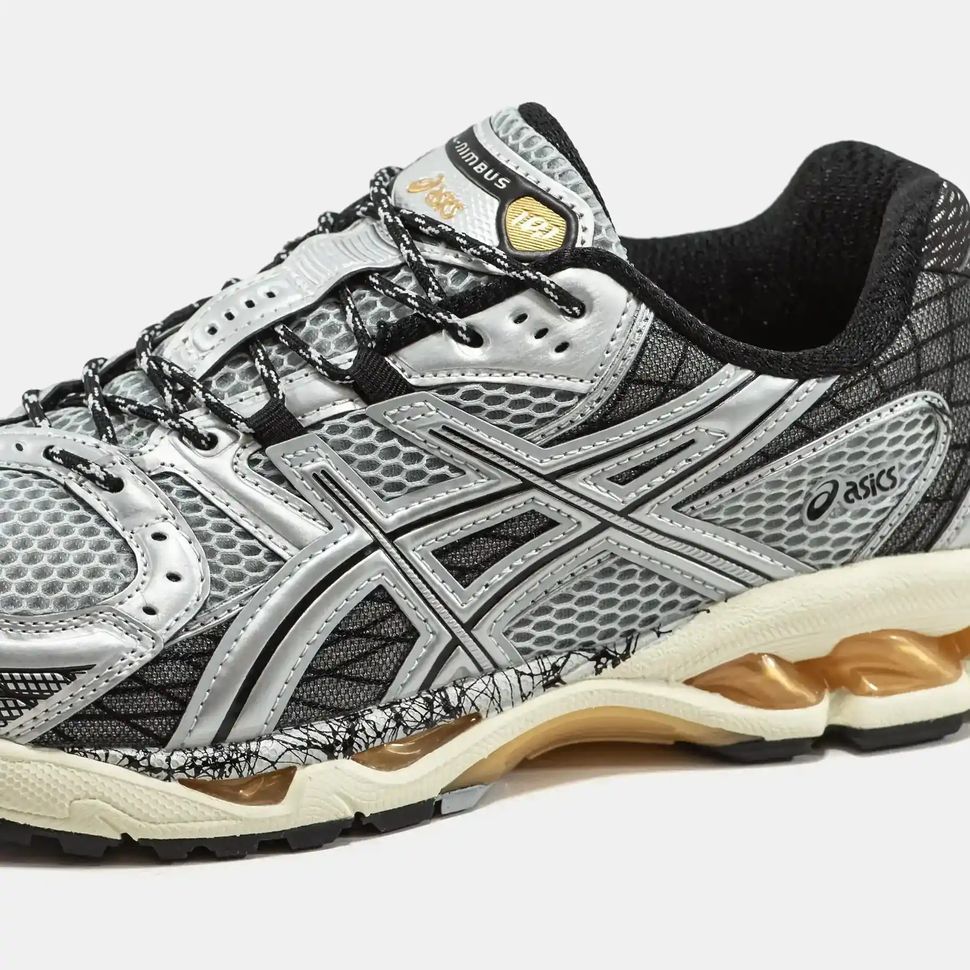 Asics Gel-Nimbus 10.1 Silver Black Gold, 37