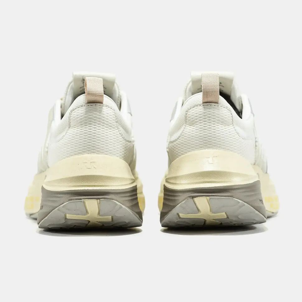 Premiata HILL White Silver Cream, 37