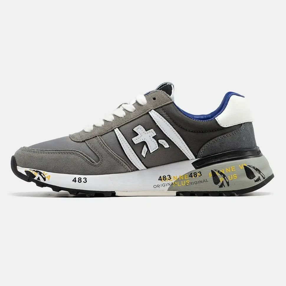 Premiata Lander Grey White Blue