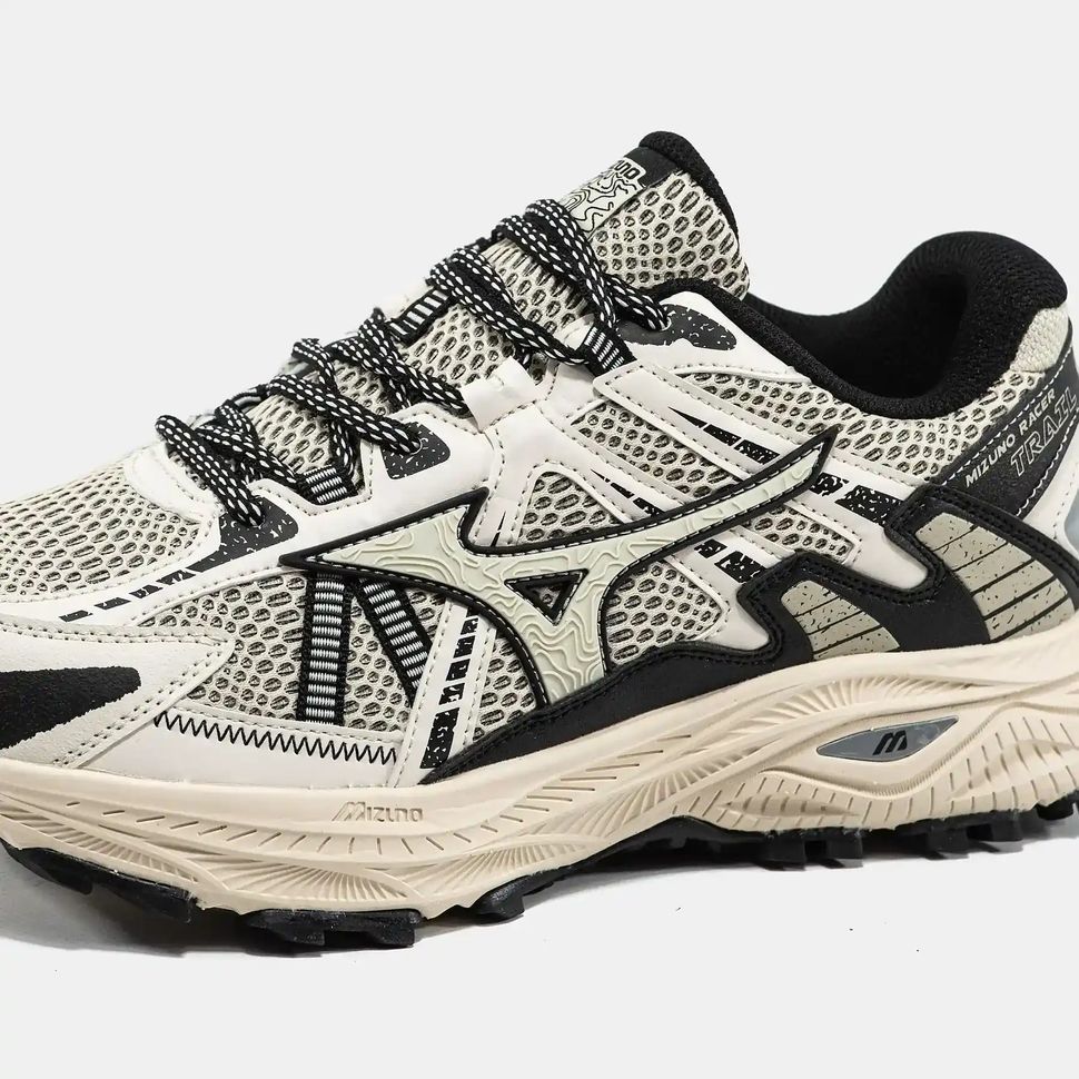 Mizuno Racer Trail Cream Black