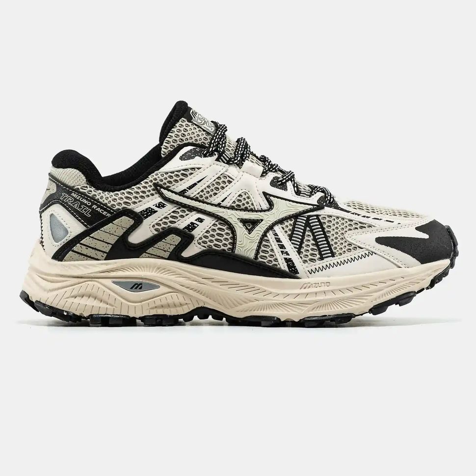 Mizuno Racer Trail Cream Black