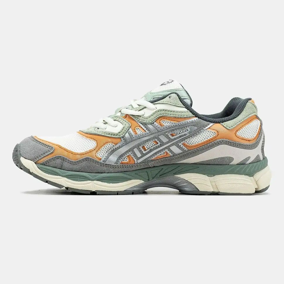 Asics Gel-NYC Grey Orange Green