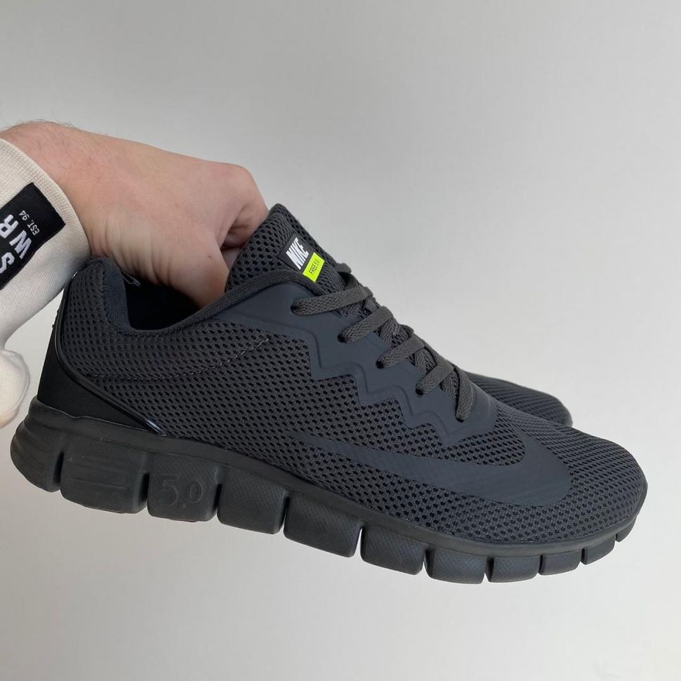 Кросівки Nike Free Run 5.0 Black 7509 фото