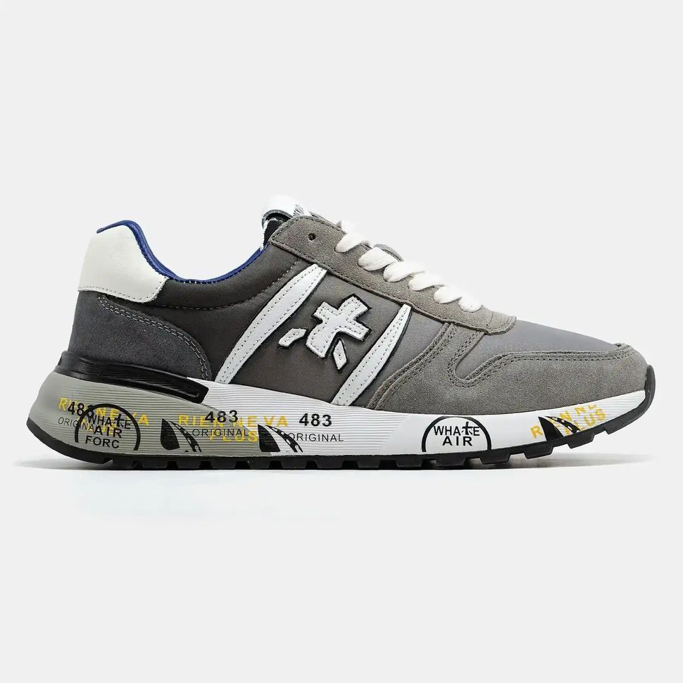 Premiata Lander Grey White Blue