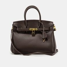 Herm&egrave;s Birkin Bag Dark Brown, 31x24x14